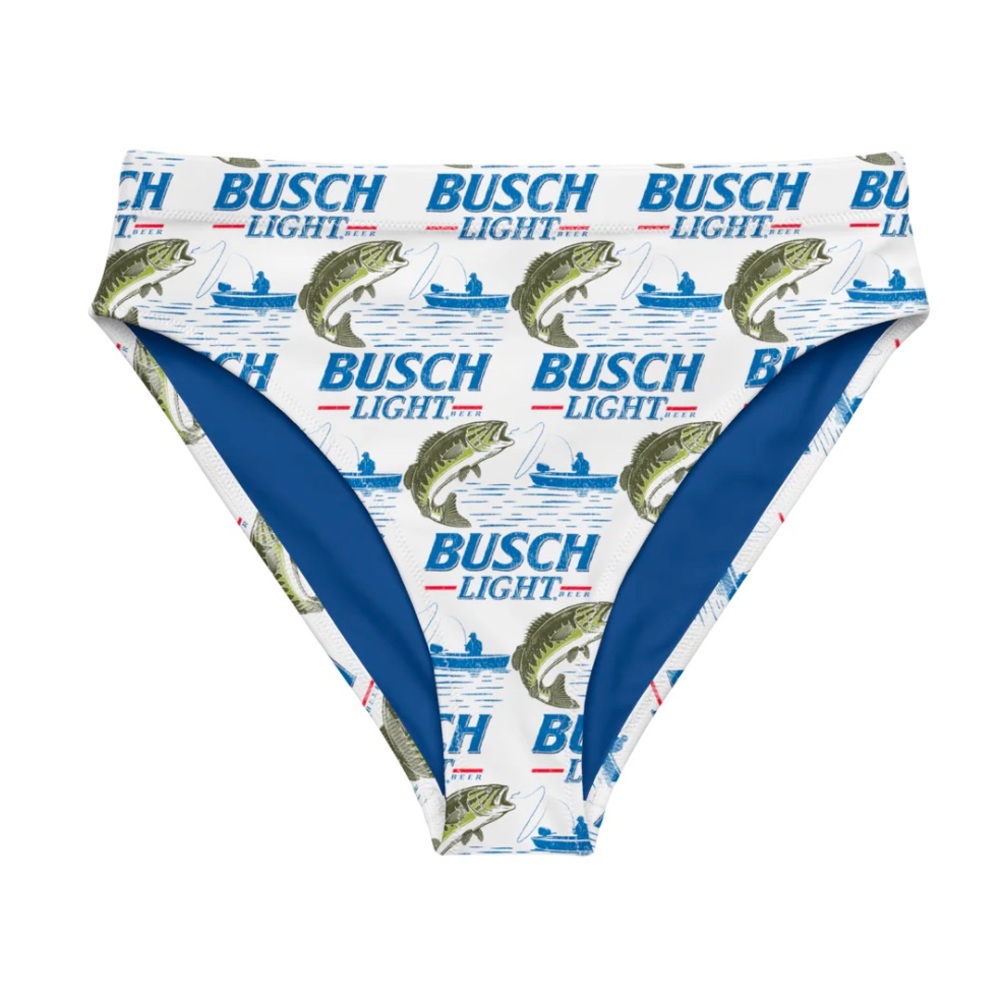WhiskeyRiff BuschLight Retro Fishing Bikini Bottom